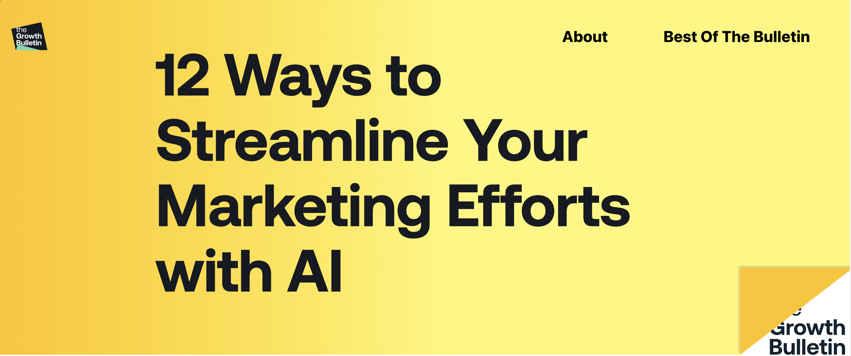 12 Ways to Market with AI