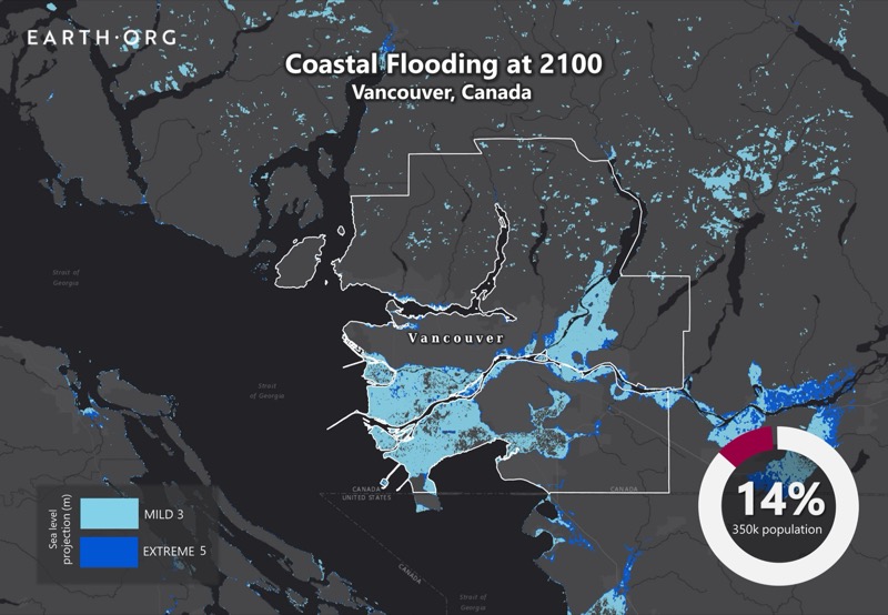 Sea level rise -- Vancouver 2100